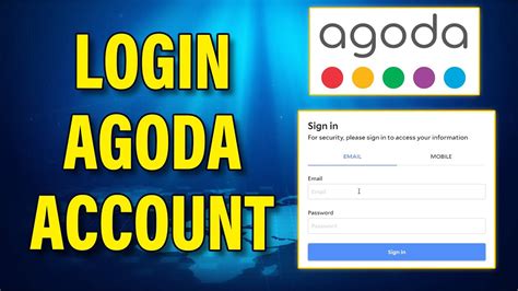 agoda sign in.